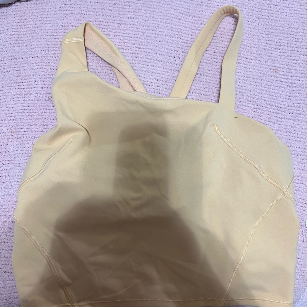 Lululemon Athletica Cream Sports Bra